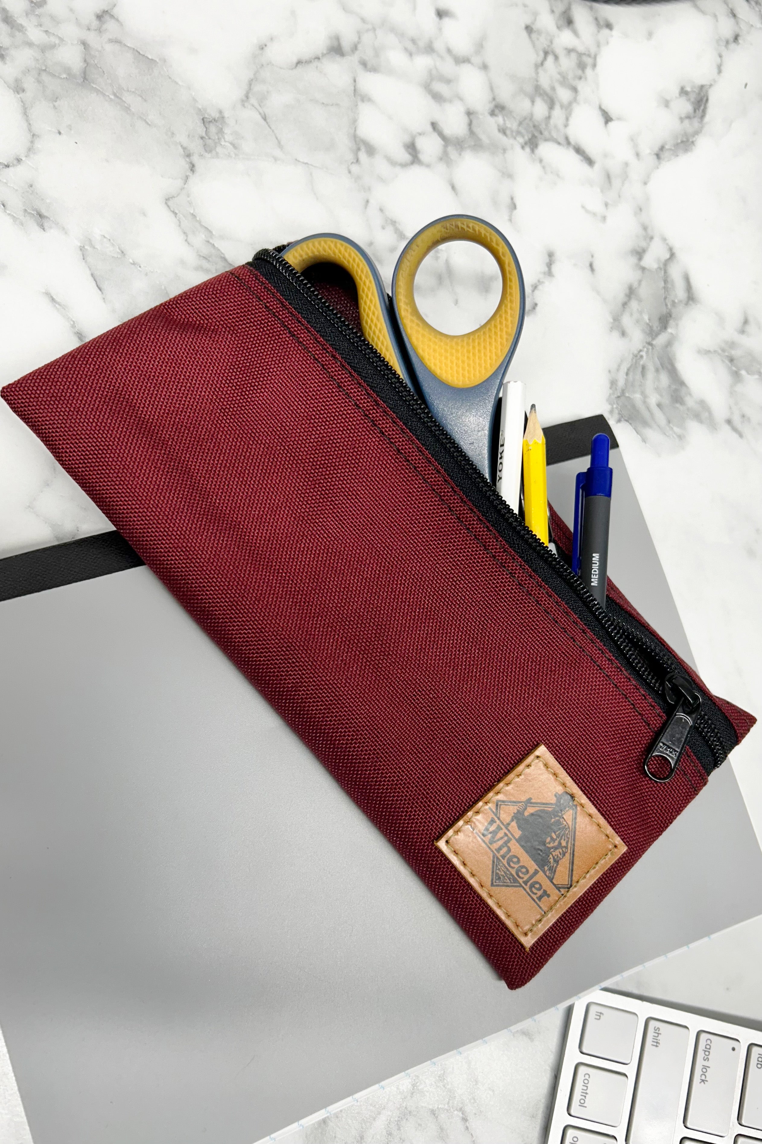 Pencil Case - Burgundy